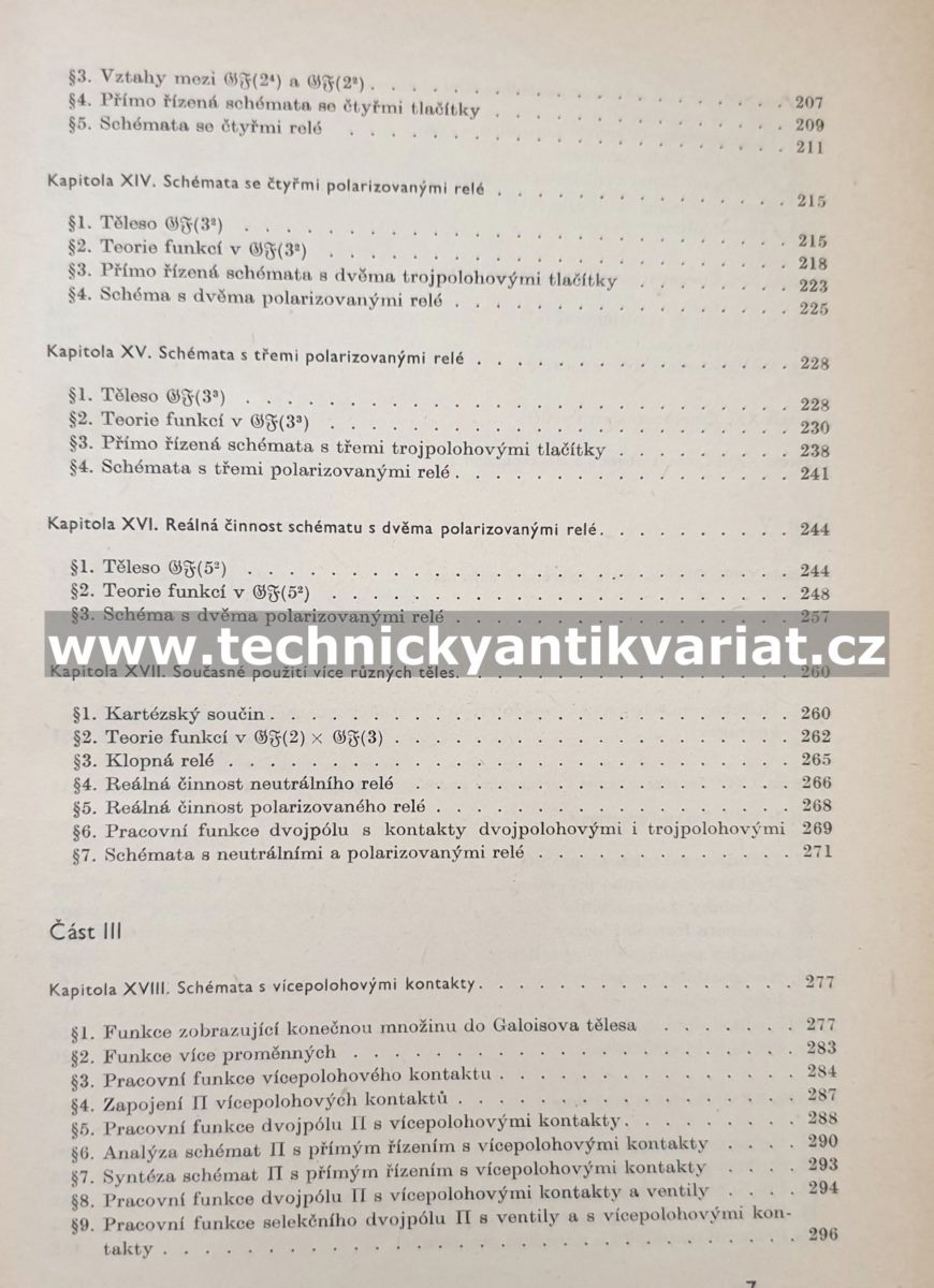 Algebraická teorie automatů - Gr.C.Moisil (1964)