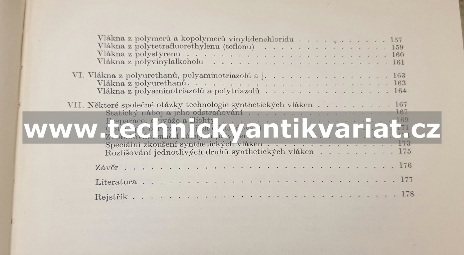 Technologie synthetických vláken - Artur Stoy (1957)