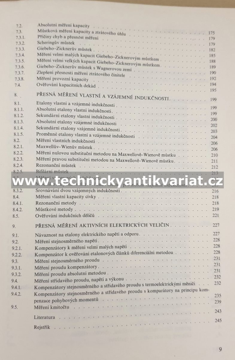 Přesná měření elektrických veličin - Fajn, Jakl (1979)