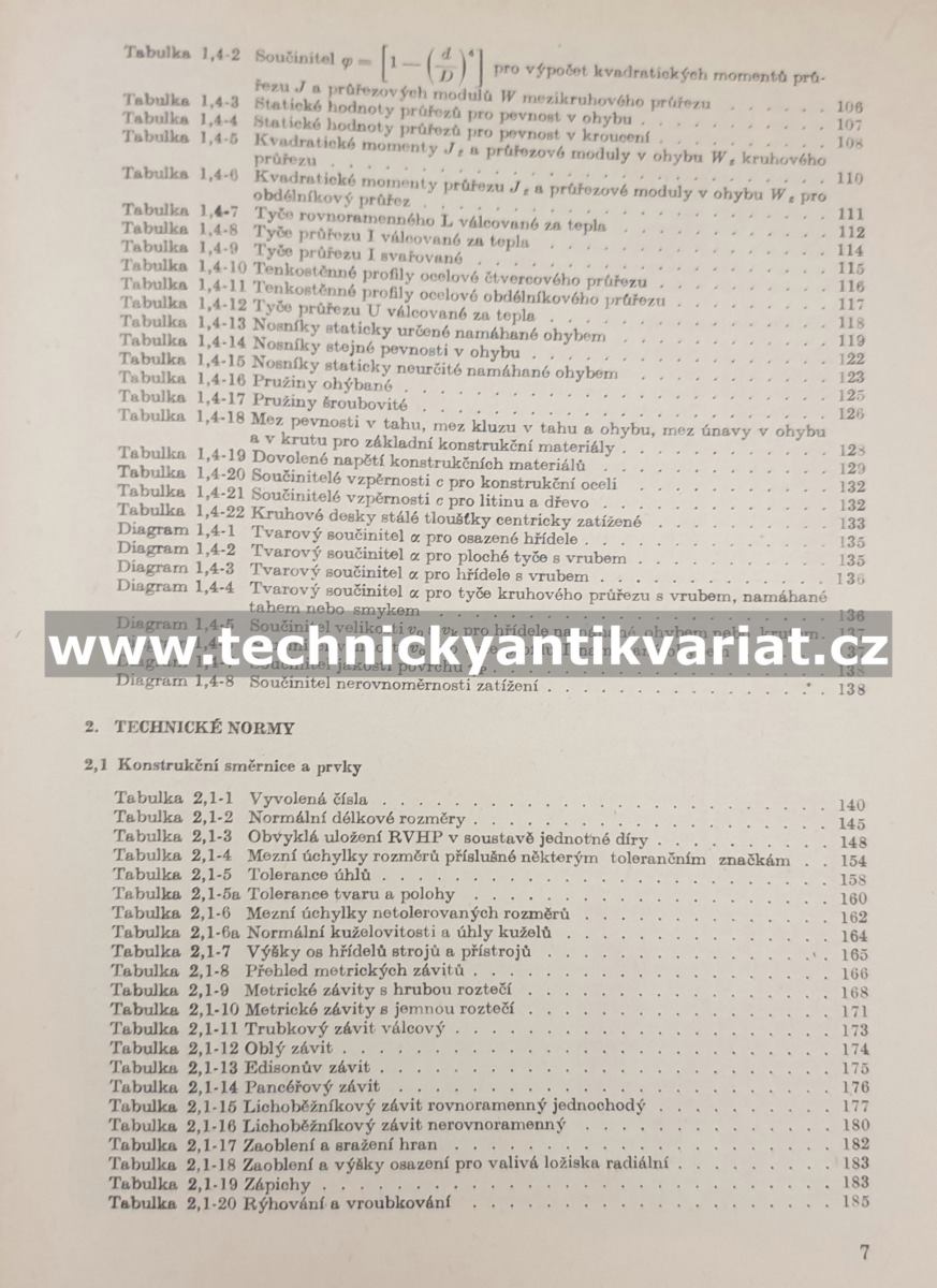 Technické tabulky - Klepš, Nožička (1986)