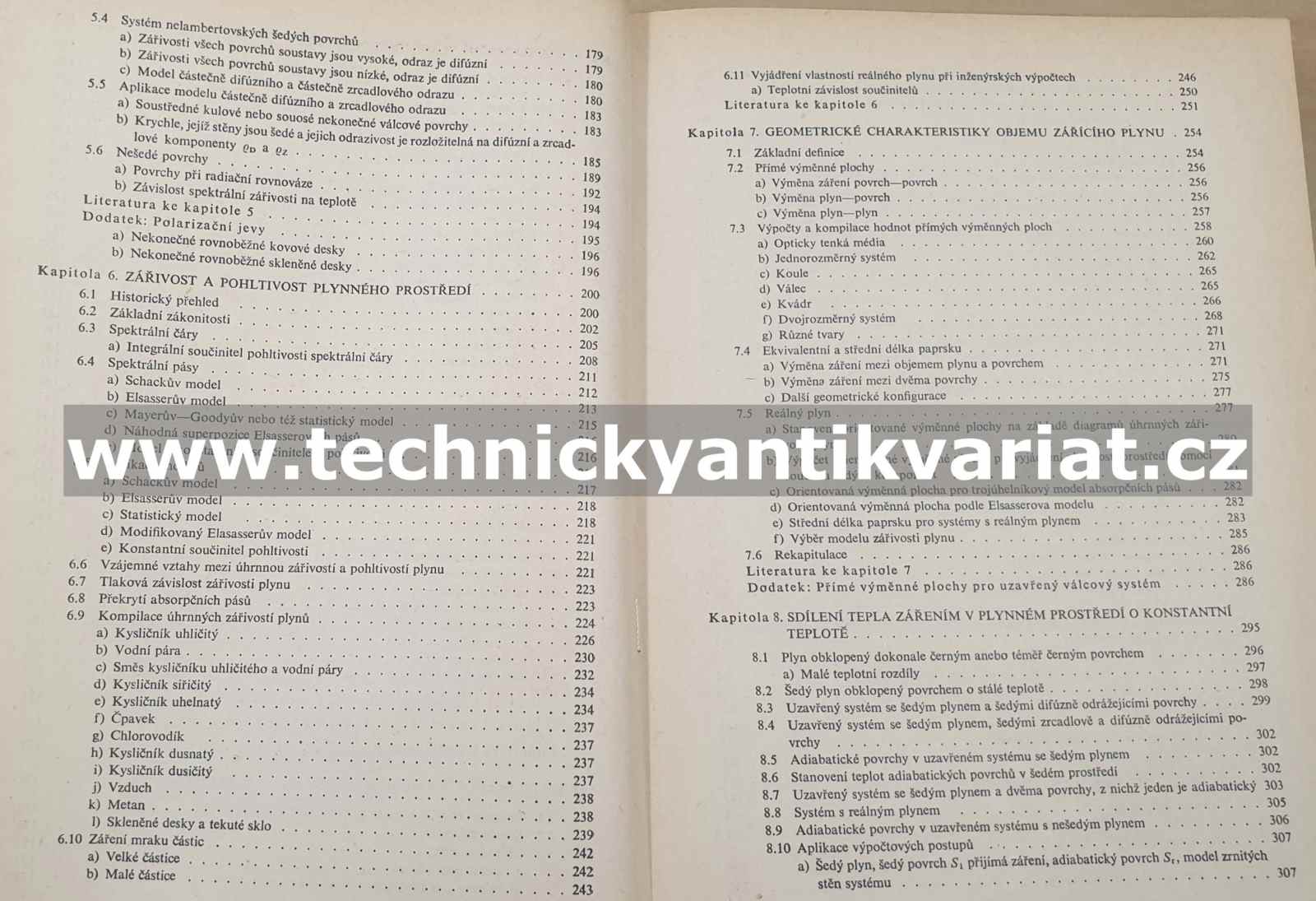 Přenos tepla zářením - H.C. Hottel, A.F. Sarofim (1979)