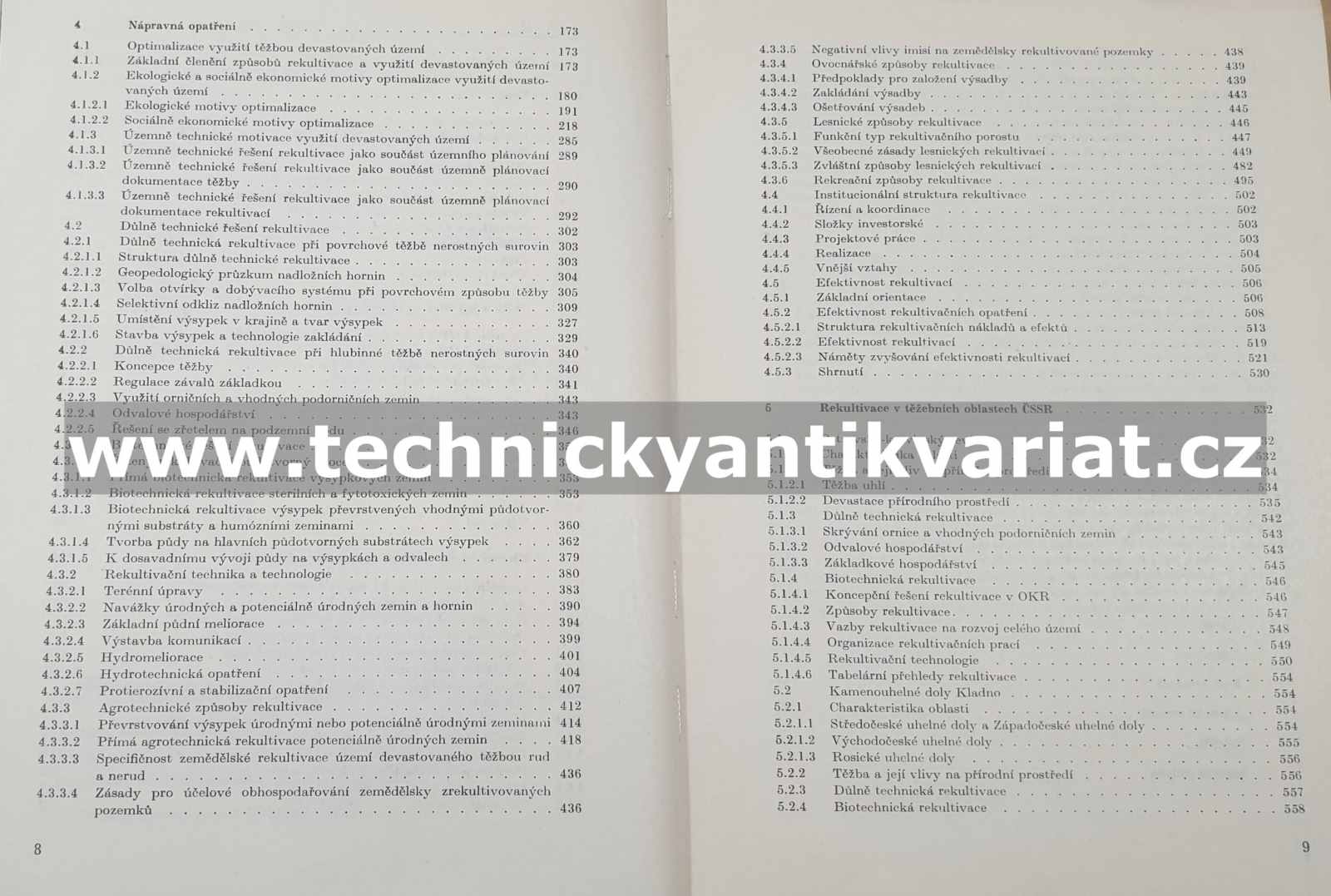 Rekultivace území postižených těžbou nerostných surovin - Stanislav Štýs (1981)