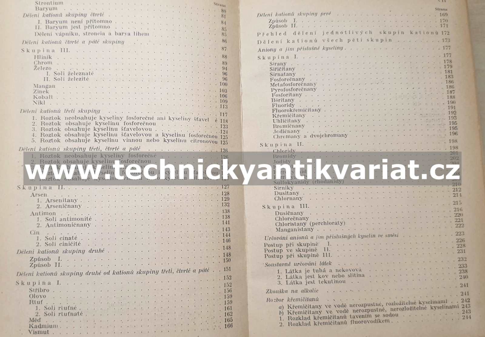 Rukověť analytické chemie látek minerálných I. Rozbor kvalitativný - Jaroslav Formánek (1920)