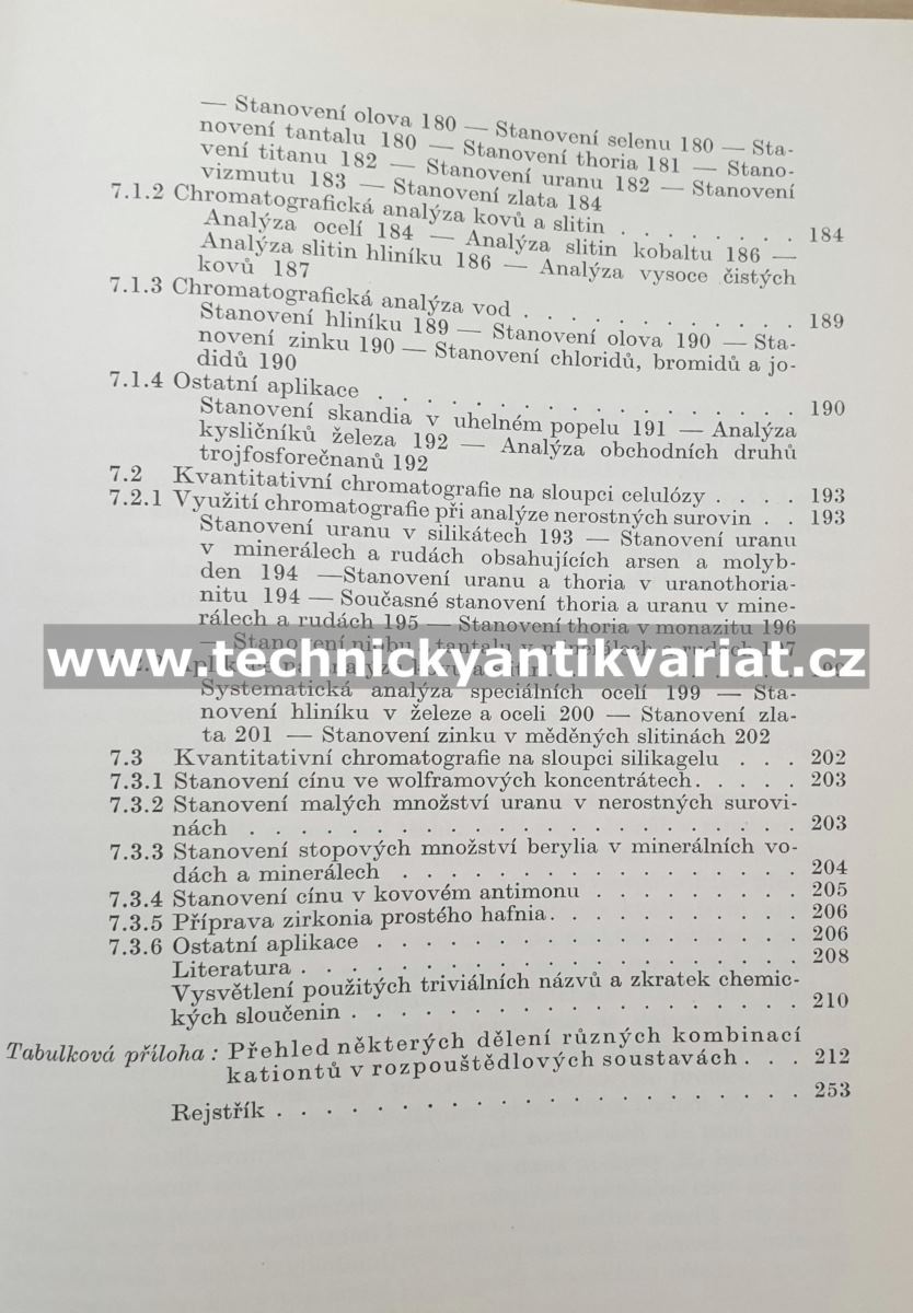 Chromatografie v anorganické analýze - Jan Michal (1970)