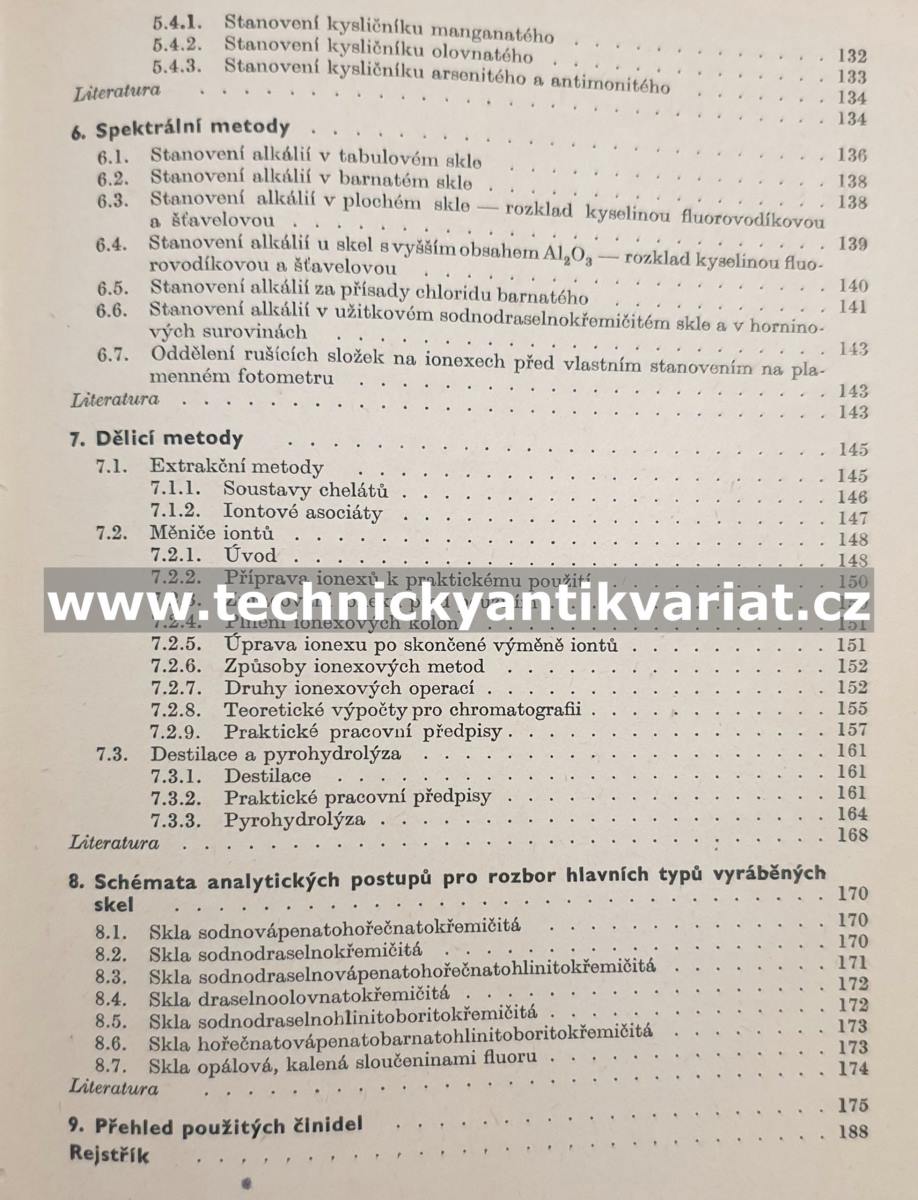 Moderní metody sklářských rozborů - Milan Paleček (1964)