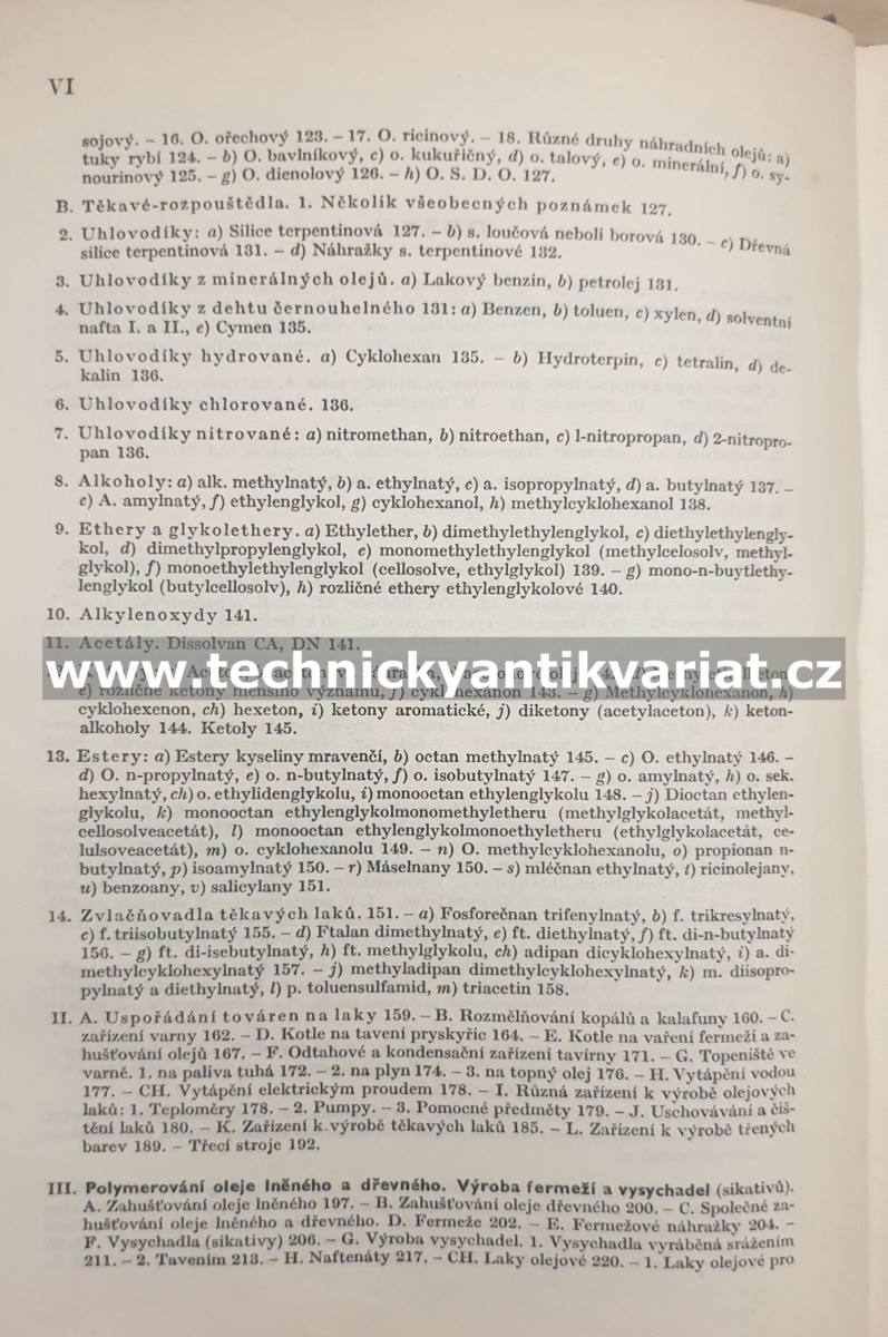 Technologie laků - Karel Hrabě (1950)
