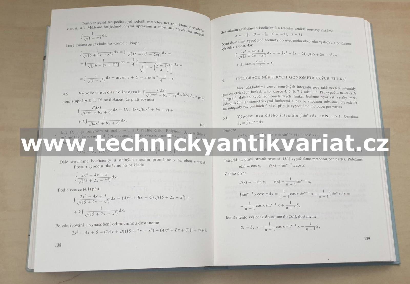 Matematika pro chemiky I. Kolda, Krajňáková, Kimla (1989)