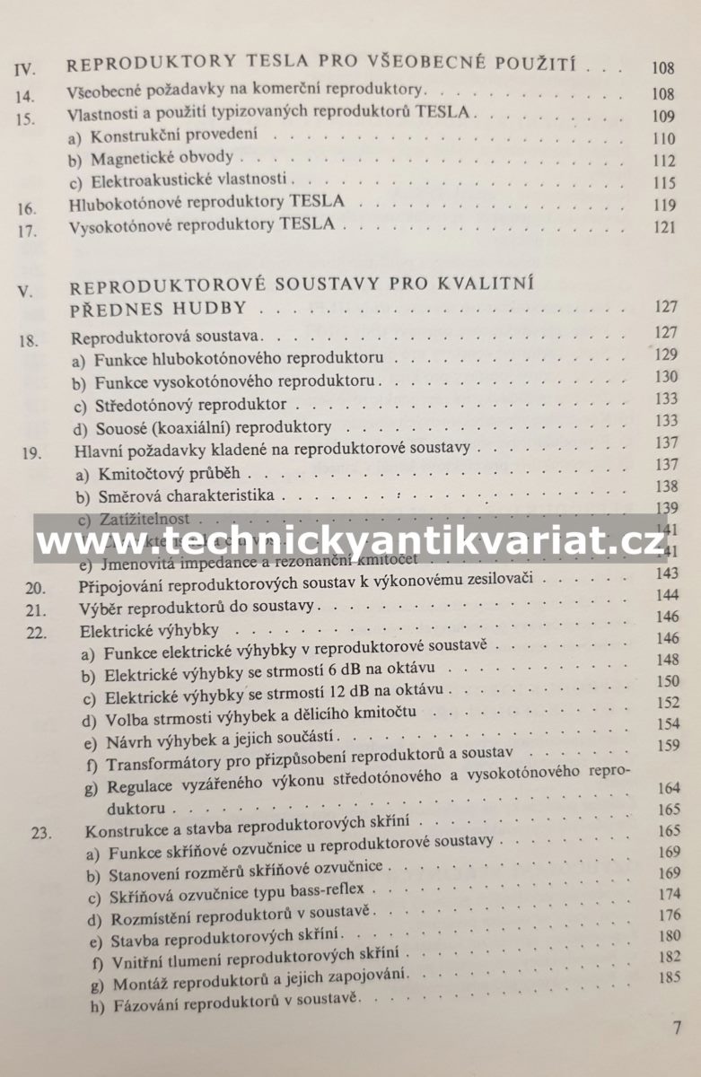 Reproduktory a reproduktorové soustavy - Svoboda, Štefan (1976)