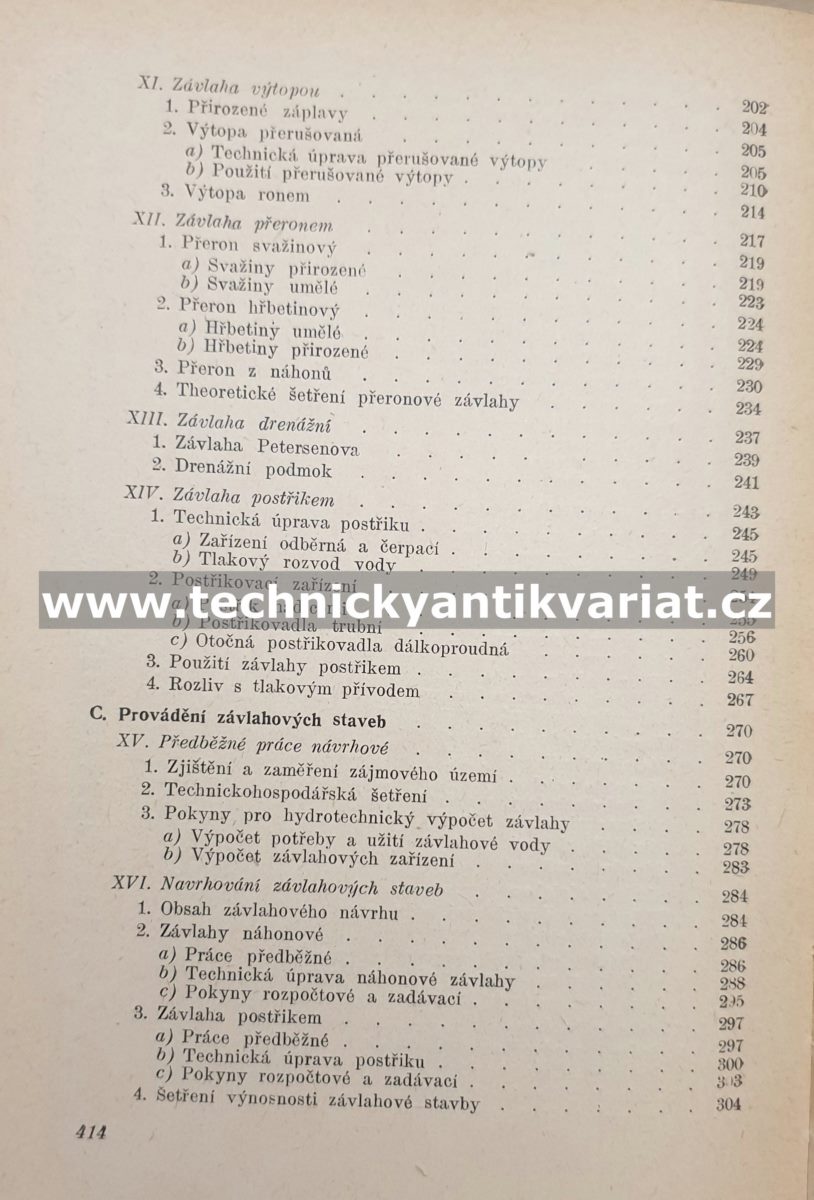 Závlahové meliorace - Karel Jůva (1946)