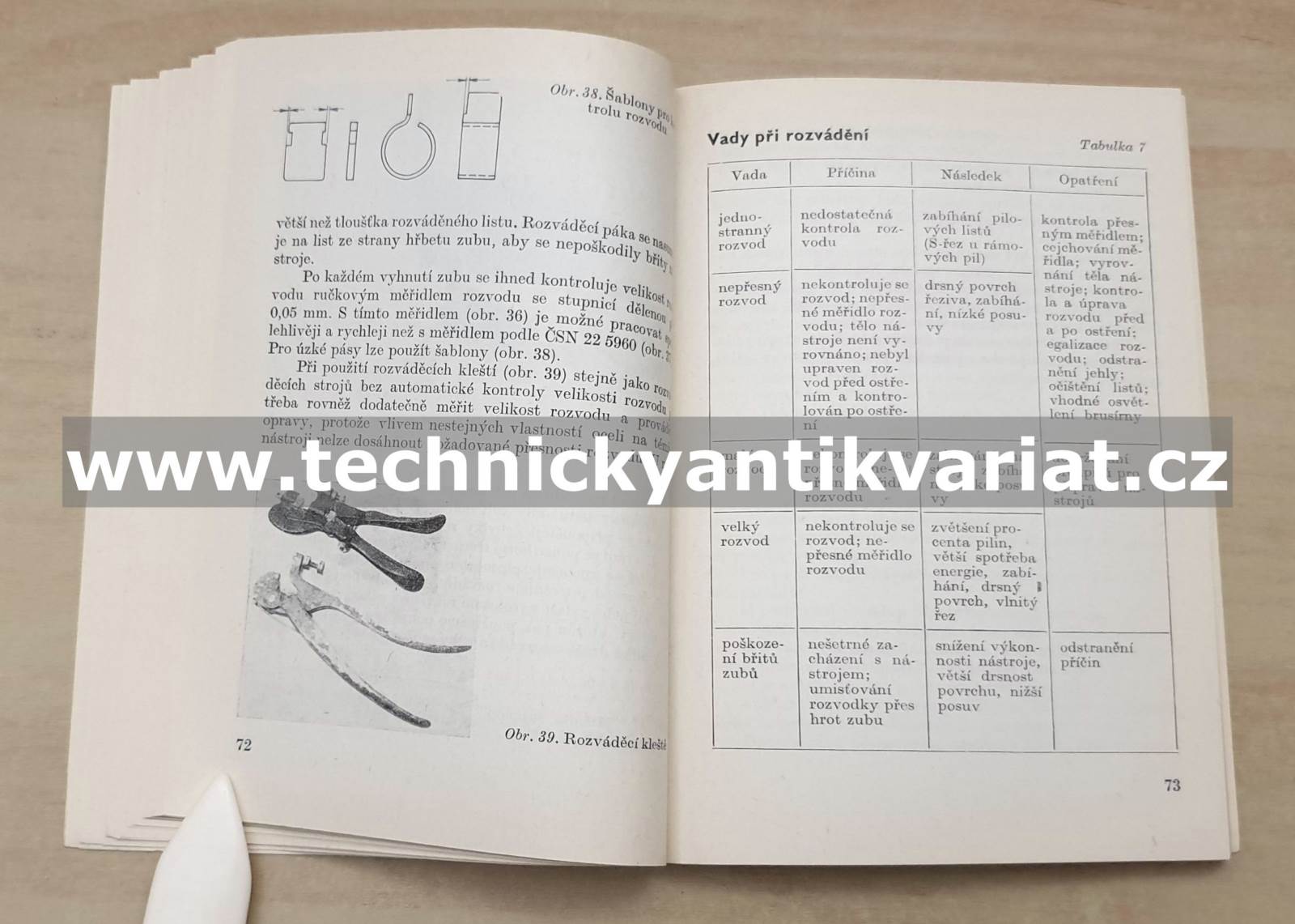 Údržba a ostření dřevoobráběcích nástroj - Stanislav Prokeš (1975)