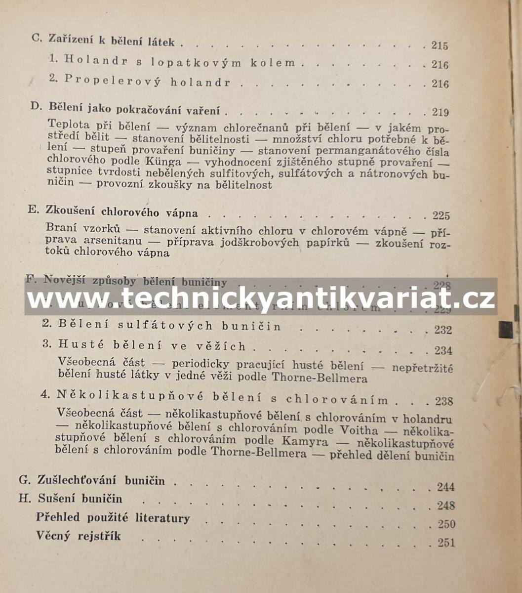 Chemická technologie papírenských pololátek - Jaroslav Páč (1952)