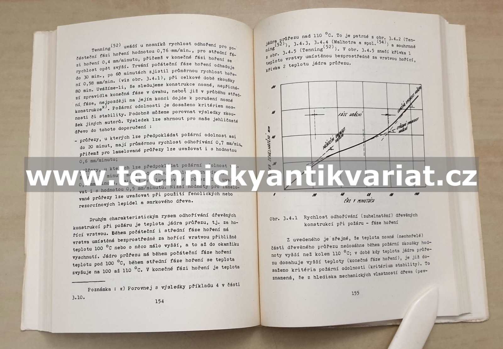 Hodnoty požární odolnosti stavebních konstrukcí - Vladimír Reichel (1971)
