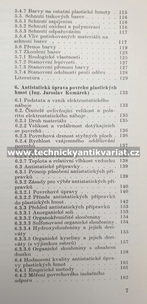 Povrchové úpravy - Rotrekl, Hudeček, Komárek, Staněk (1971)