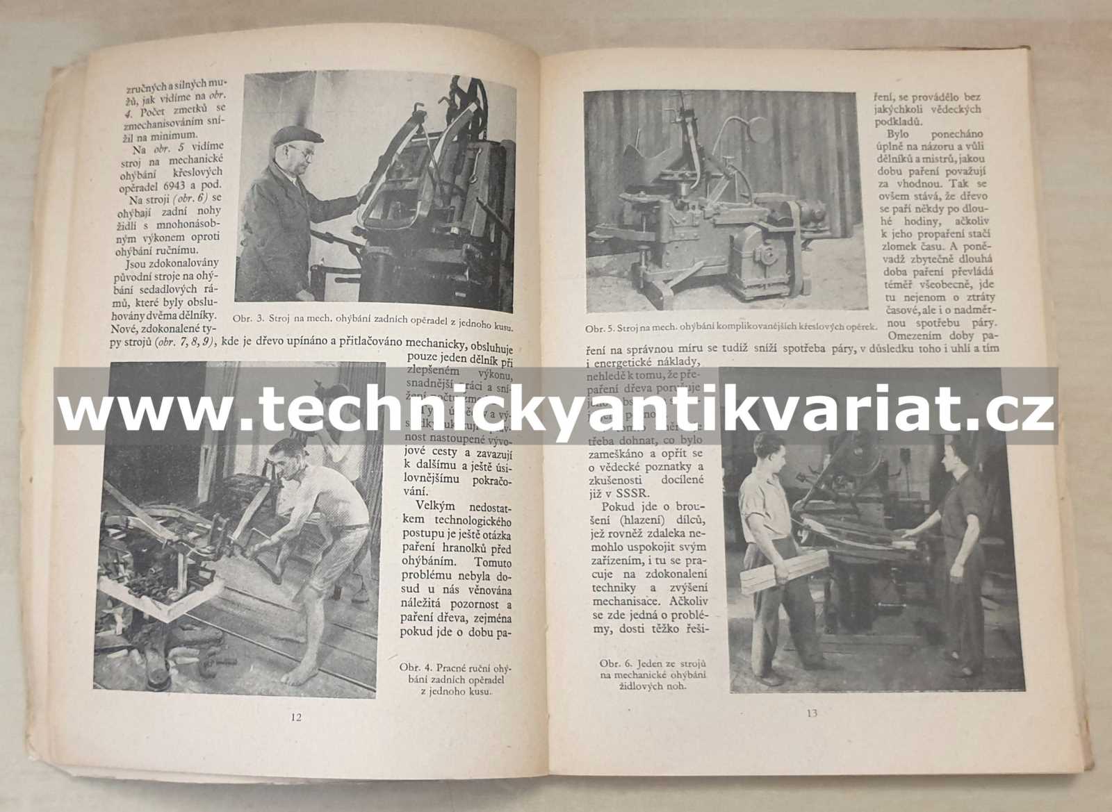 Ohýbaný nábytek - Jaroslav Vaněk (1952)