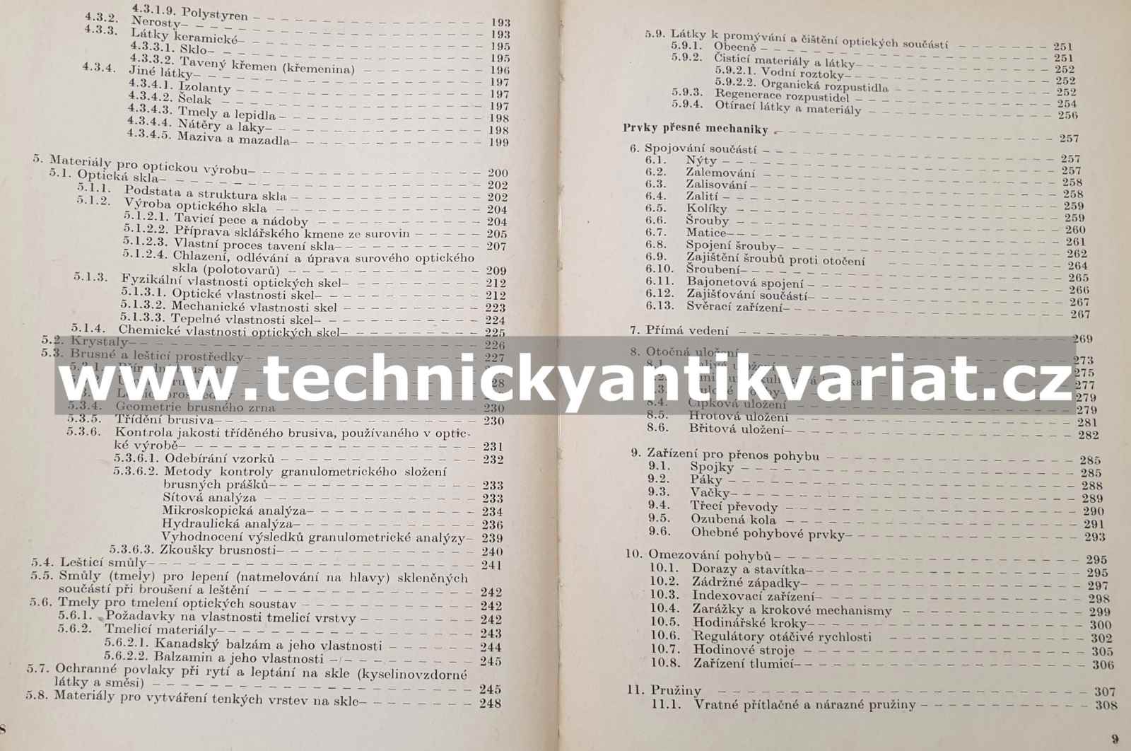 Základní kvalifikační učebnice přesná mechanika a optika - Kamarád, Otáhal, Podzimek, Šulc (1974)