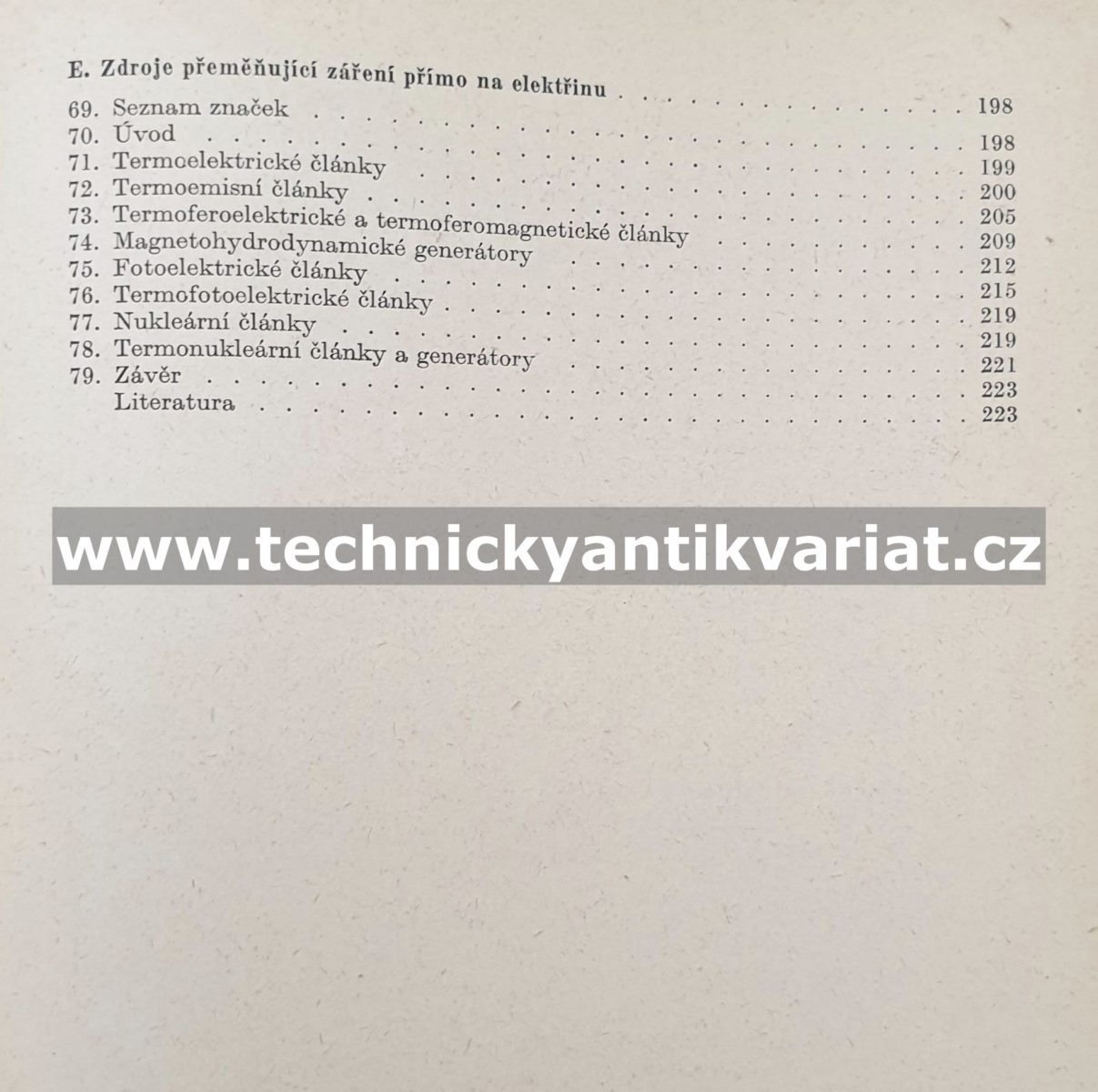 Elektrotechnika XIV Články - Bělov, Čupr, list (1968)