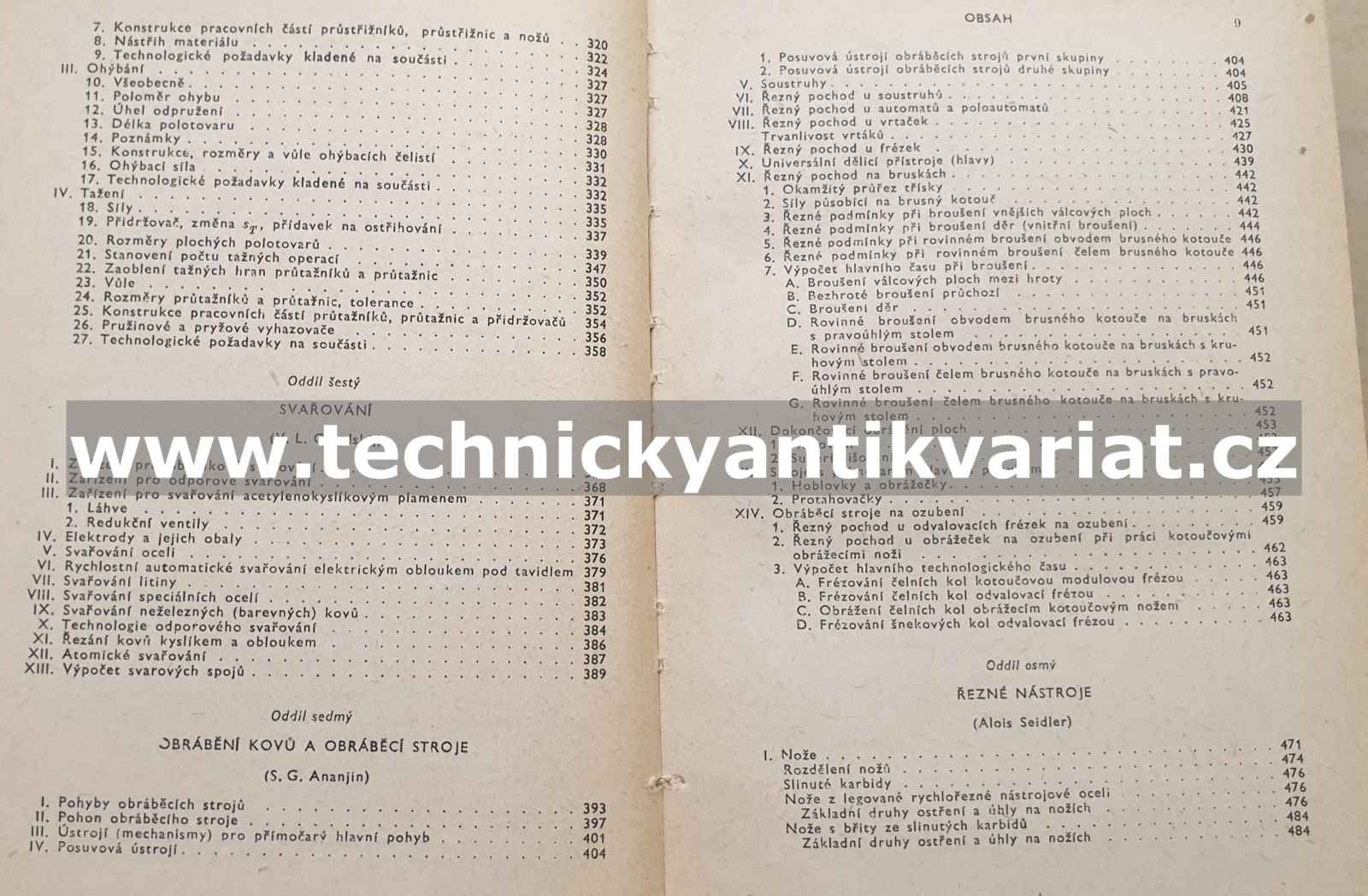 Technická příručka II. svazek (1957)