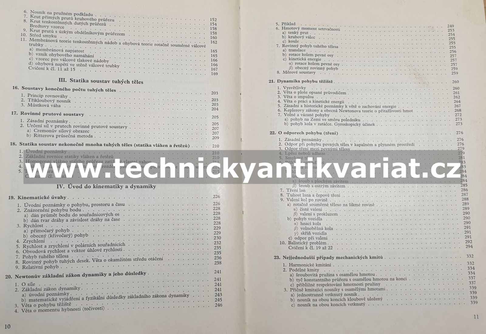 Mechanika tuhých těles a kapalin - István Szabo (1967)