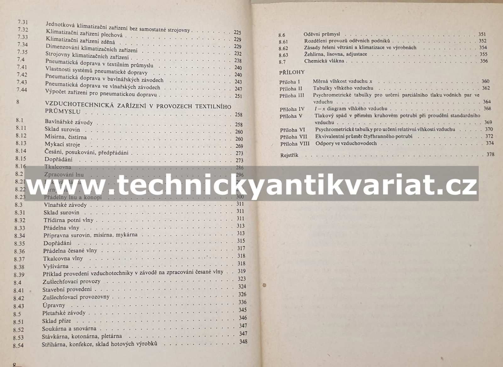 Větrání a klimatizace v textilním průmyslu - Jaroslav Chyský (1974)