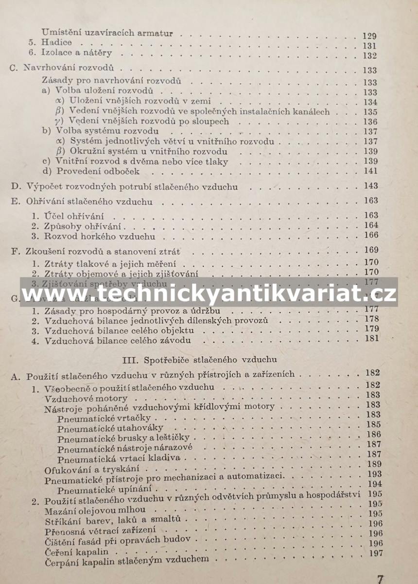 Stlačený vzduch v průmyslu - A. Drozd (1962)