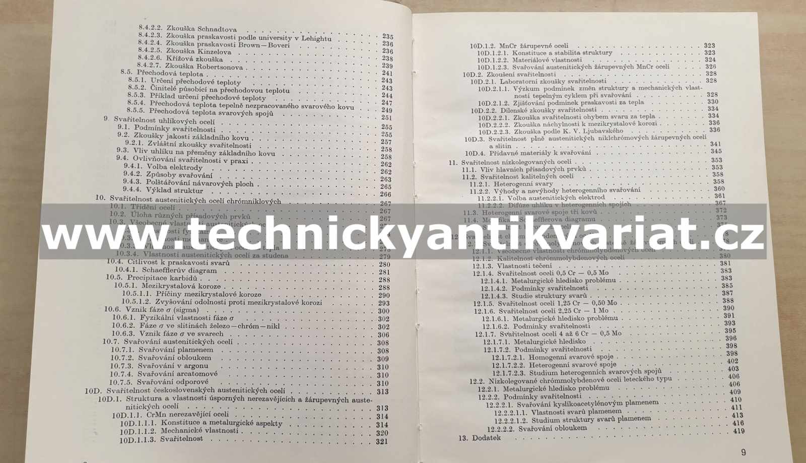 Nauka o kovech ve svařování oceli - D. Séférian (1962)
