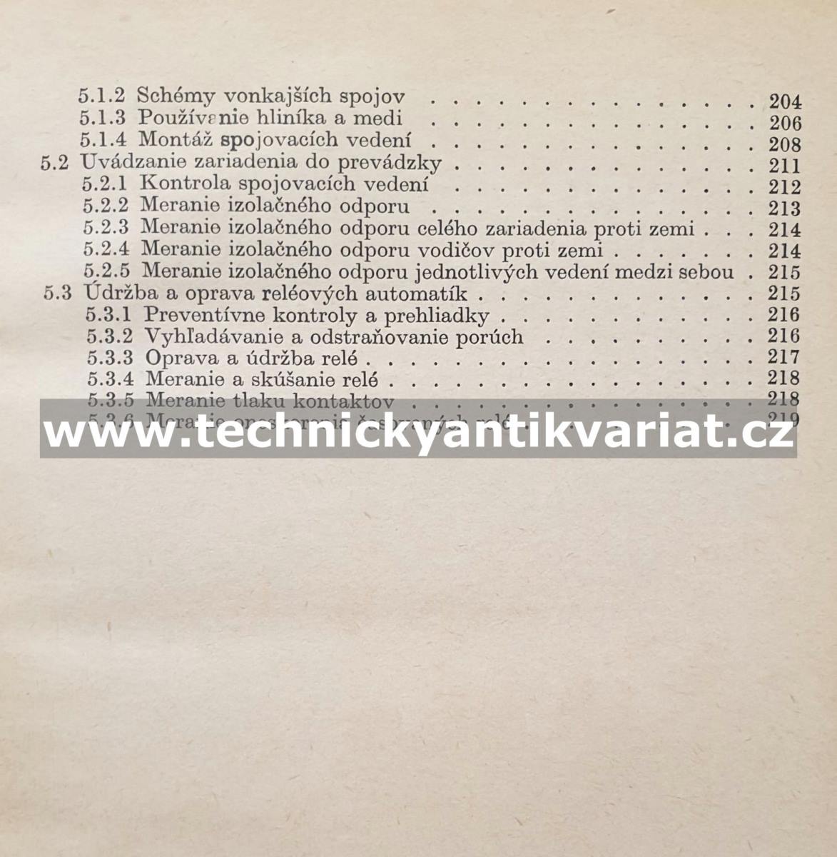 Reléové automatiky v praxi - V. Štefankovič (1966)