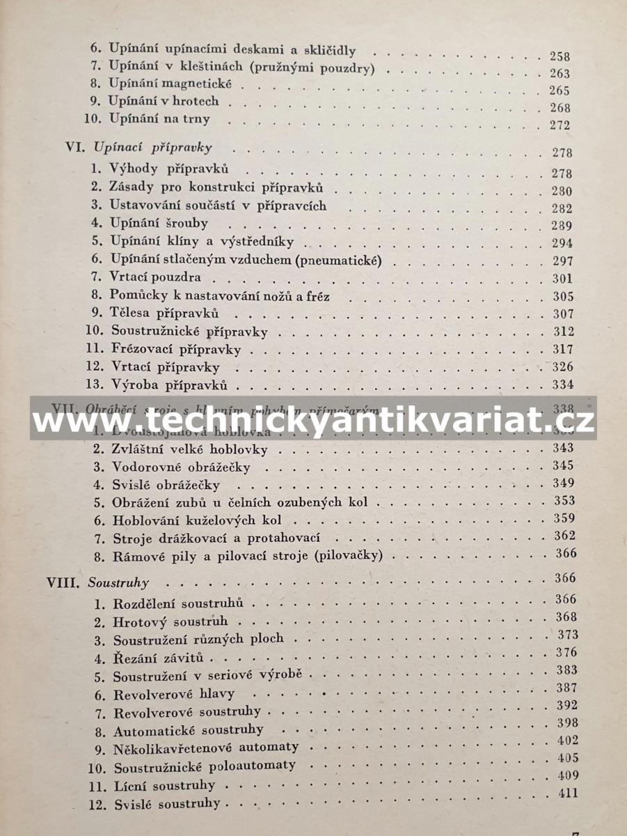 Technologie II. Obrábění kovů - Josef Huka (1954)
