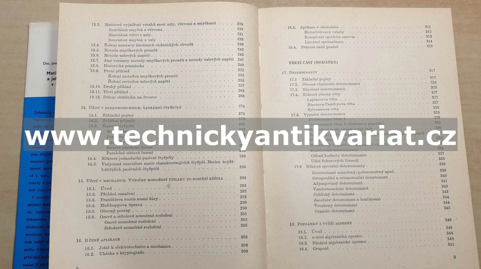 Maticový počet a jeho použití v technice - Josef Schmidtmayer (1967)