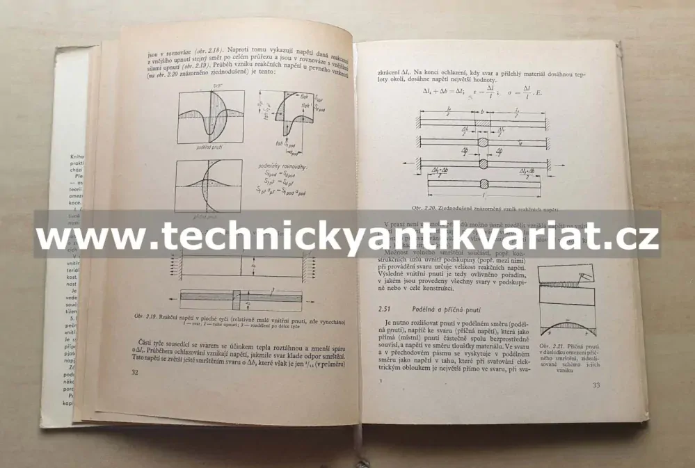 Deformace a pnutí ve svařovaných konstrukcích - Hánsch, Krebs (1964)