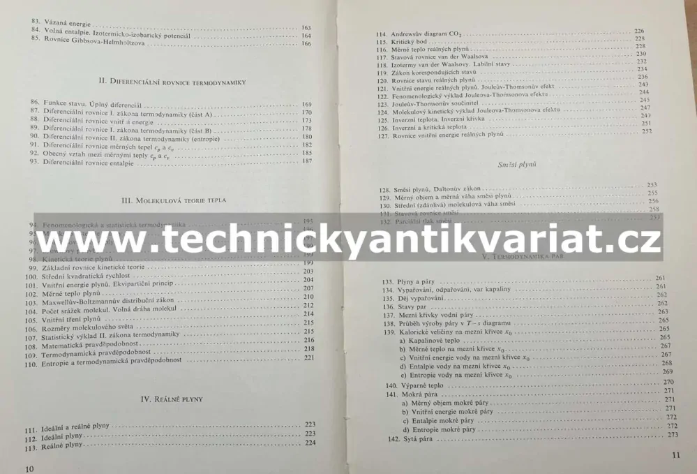 Technická termodynamika - Josef Kalčík (1963)