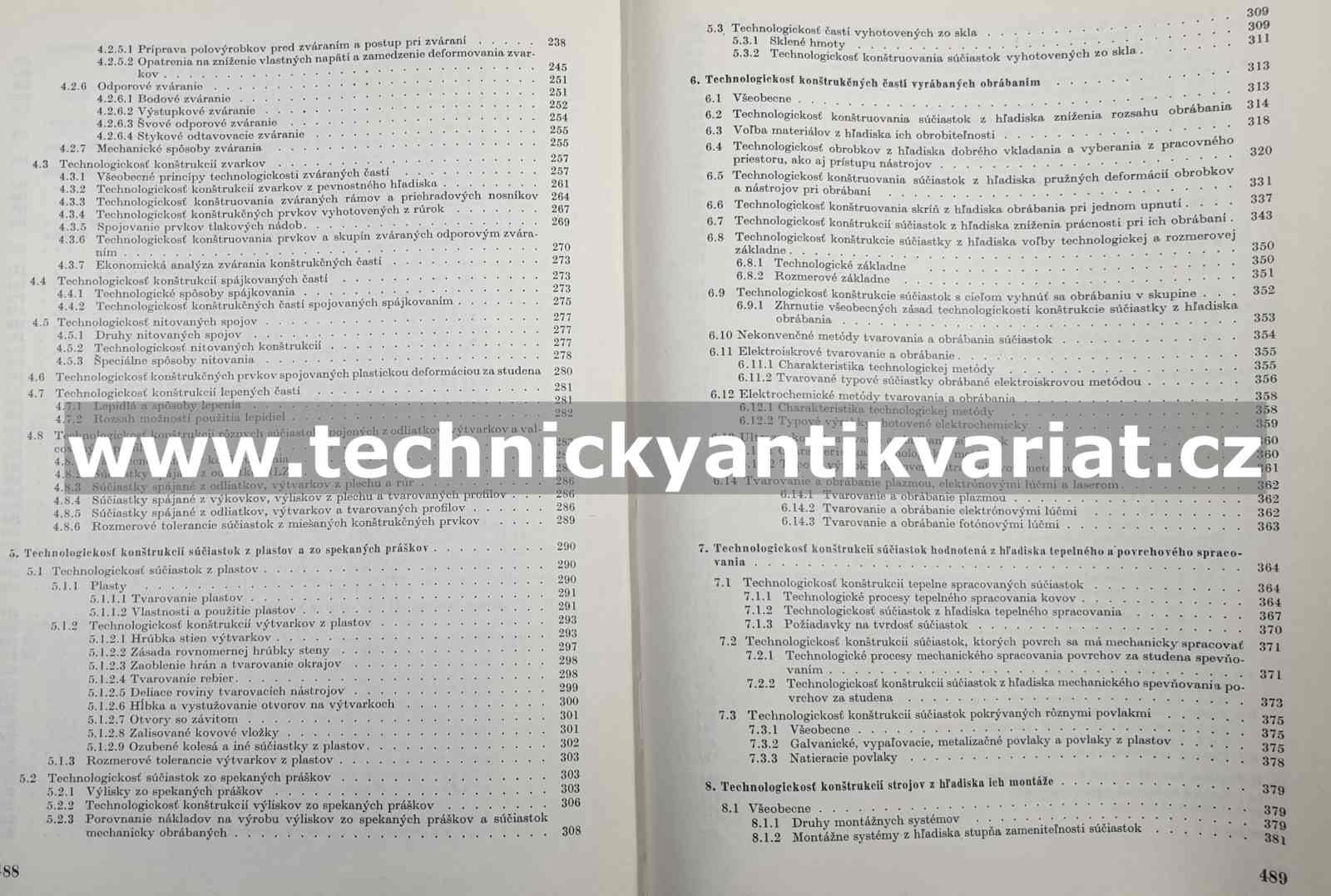 Technologickosť konštrukcie strojov - Skarbinski (1982)