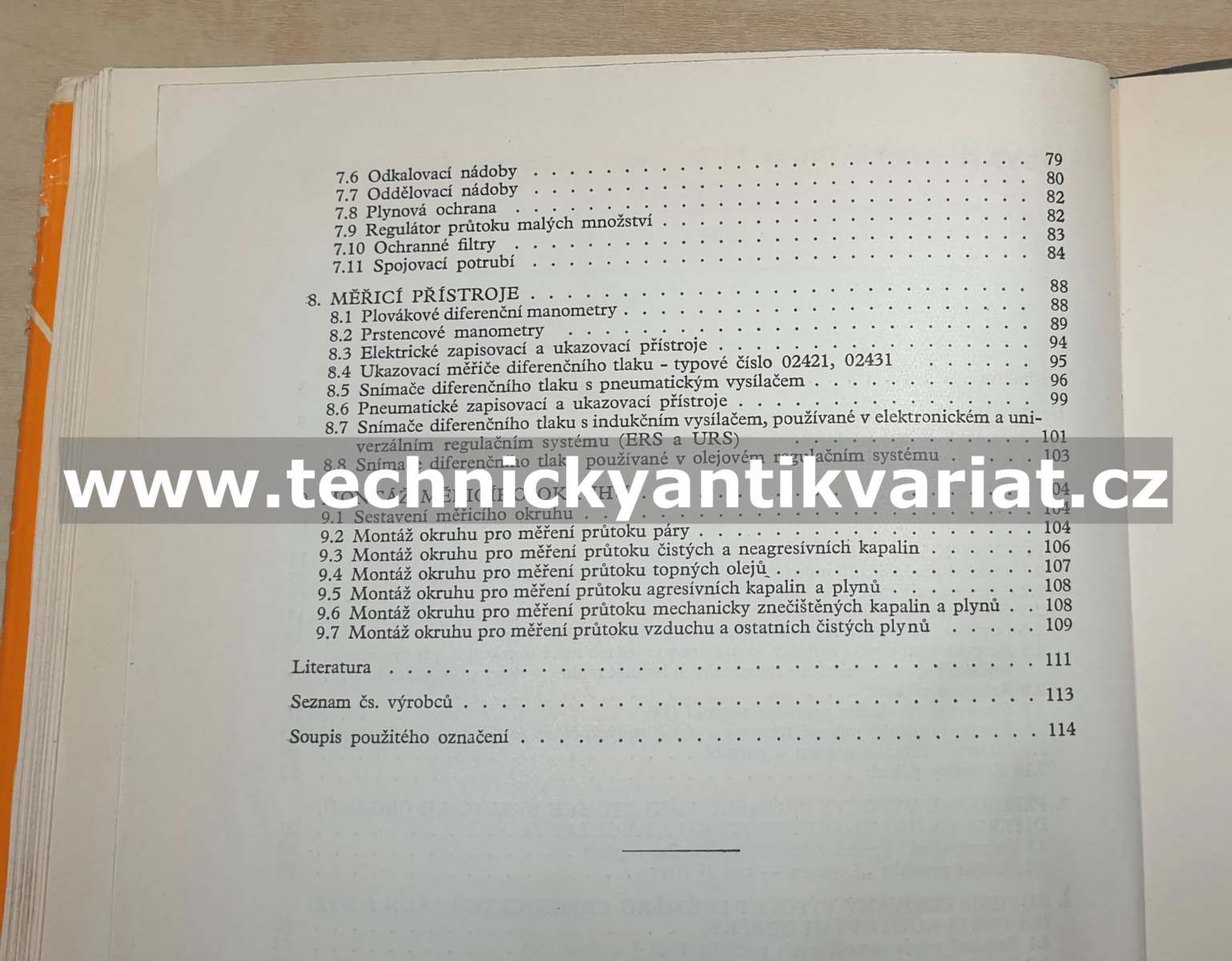 Měření průtoků přístroji ZPA a škrticími orgány - M. Mikyšková (1967)