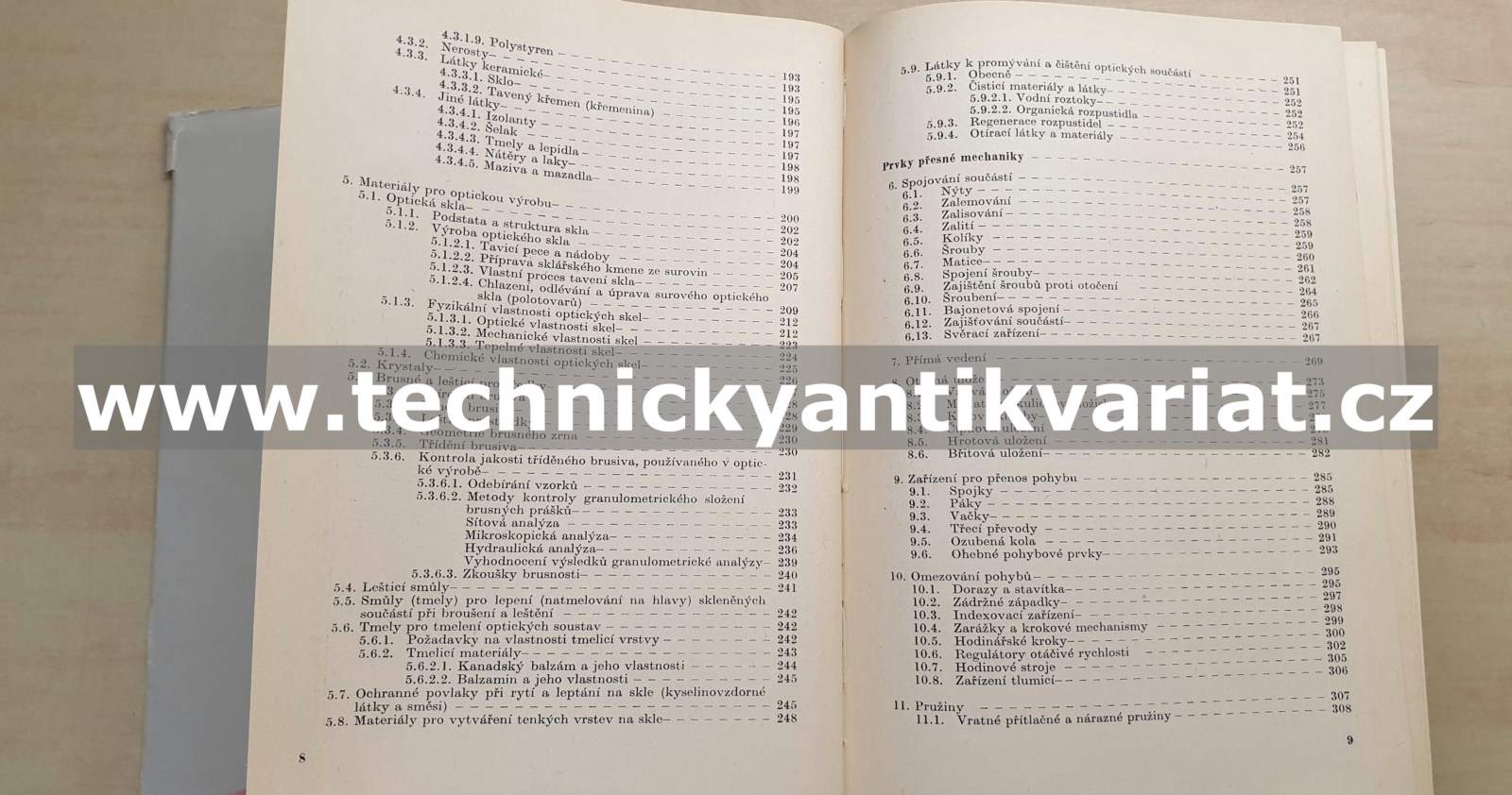 Základní kvalifikační učebnice přesná mechanika a optika - Kamarád, Otáhal, Podzimek, Šulc (1974)