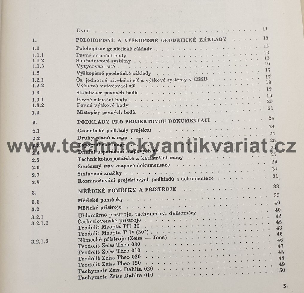 Měřické práce na stavbách 1,2 - Staněk, Svoboda (1972, 1973)