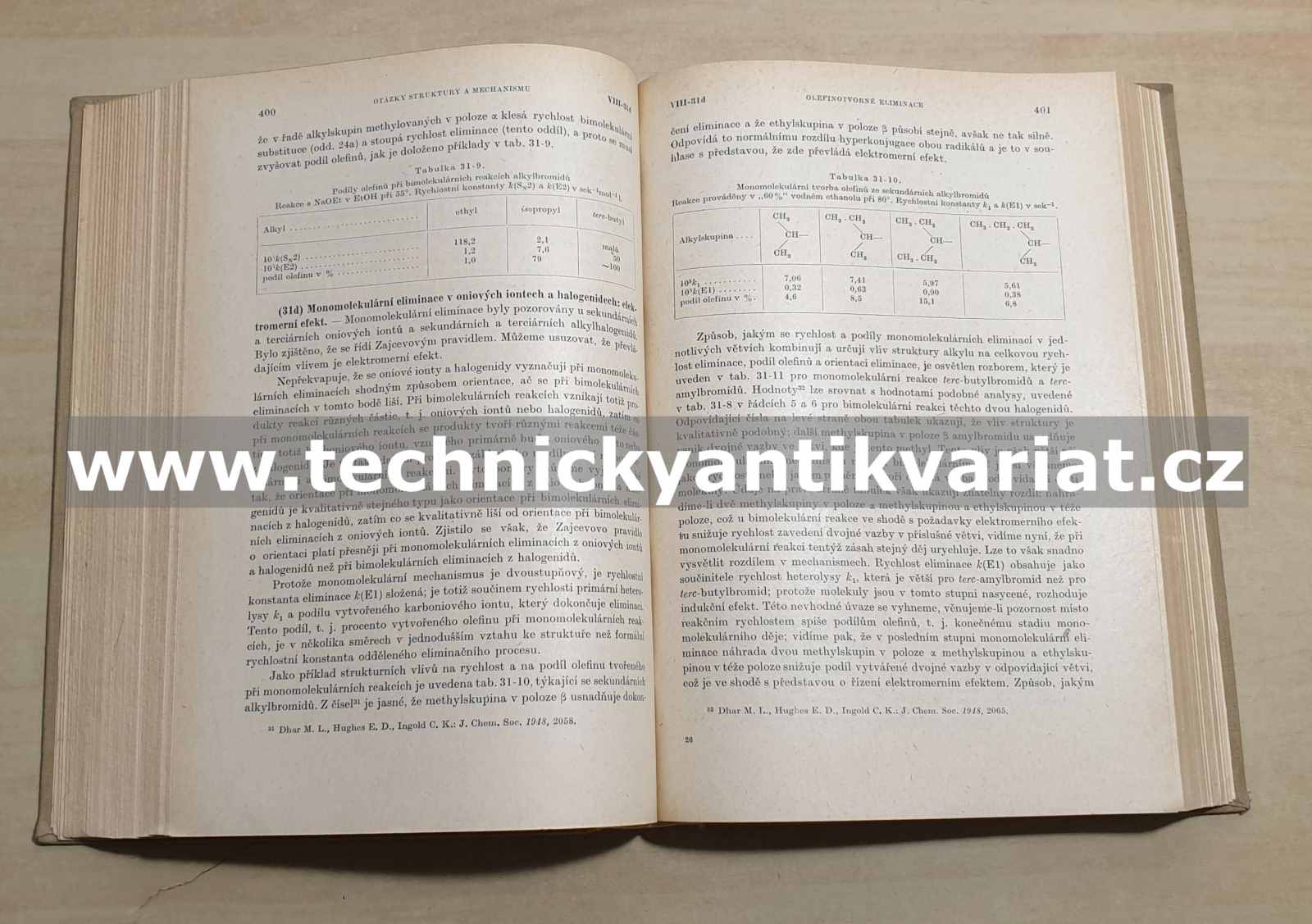 Otázky struktury a mechanismu v organické chemii - C.K.Ingold (1957)
