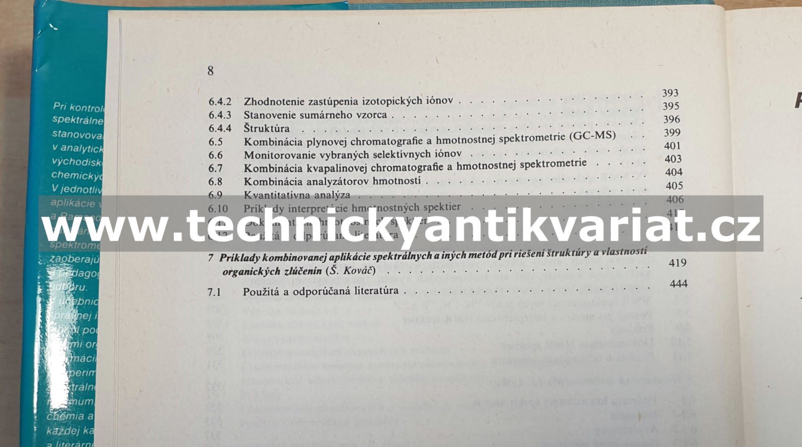 Metody kontroly technologických procesov. Spektrálne metody v organickej chémii a technologii - Kovač, Ilavský, Leško (1987)