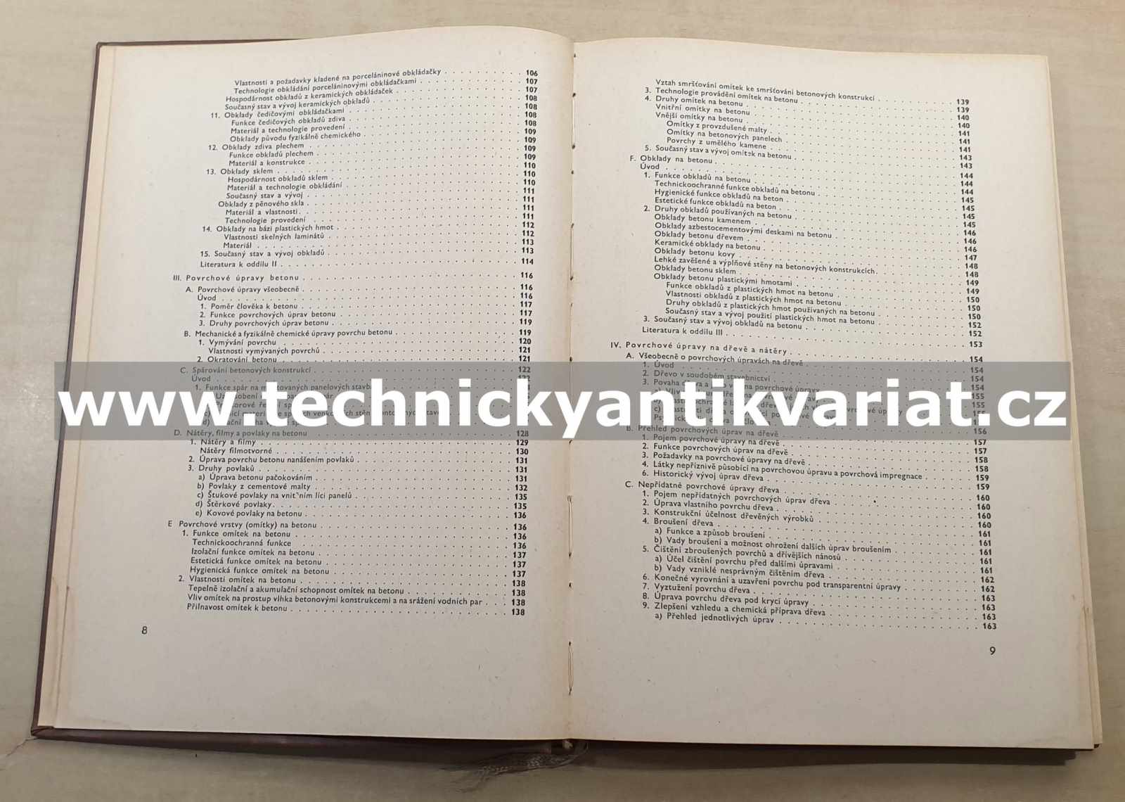 Povrchové úpravy ve stavitelství - Kopřiva, Šamánek, Hladký (1964)