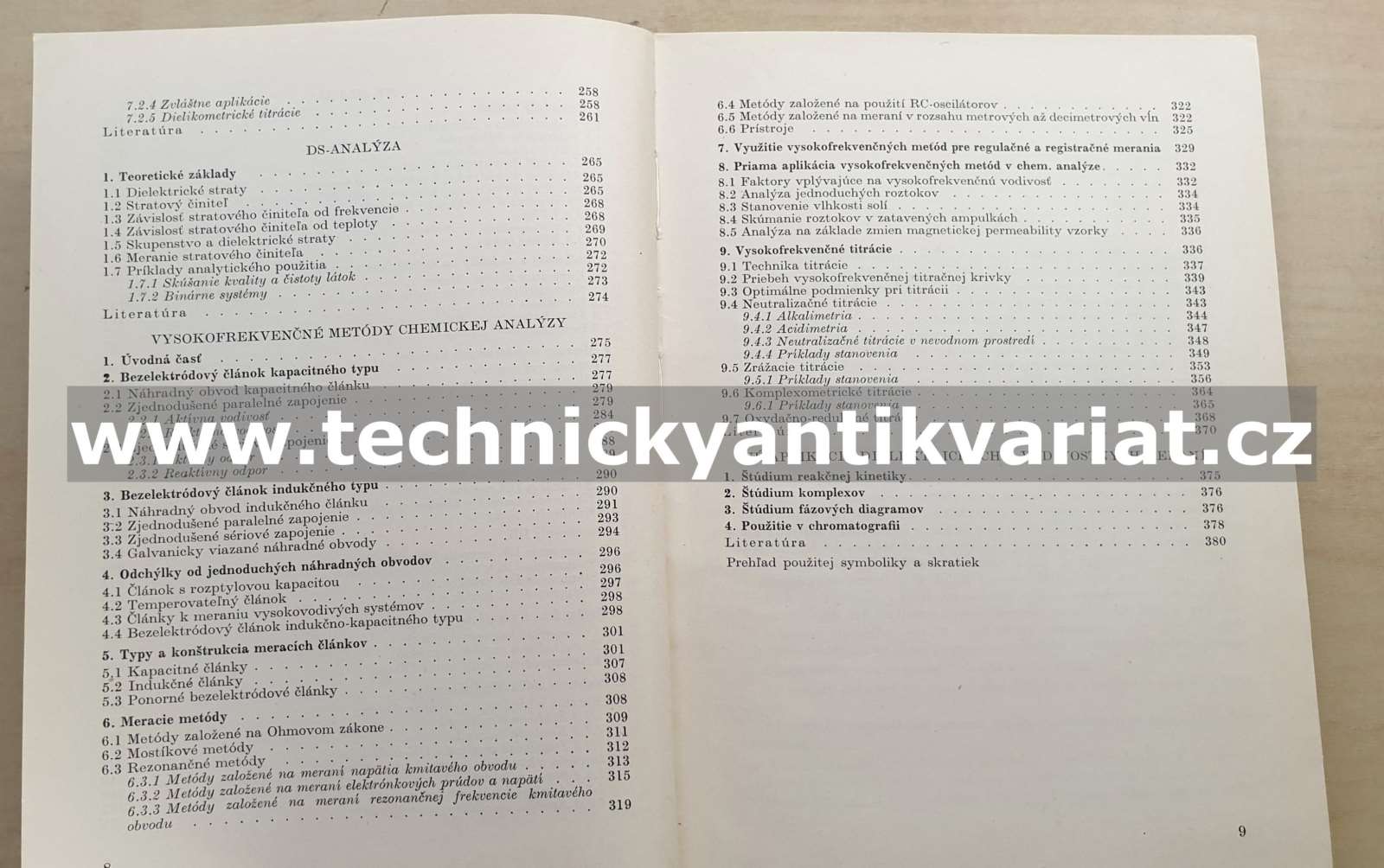 Vodivostné a dielektrické meranie v chemickej analýze - J. Berčík (1962)