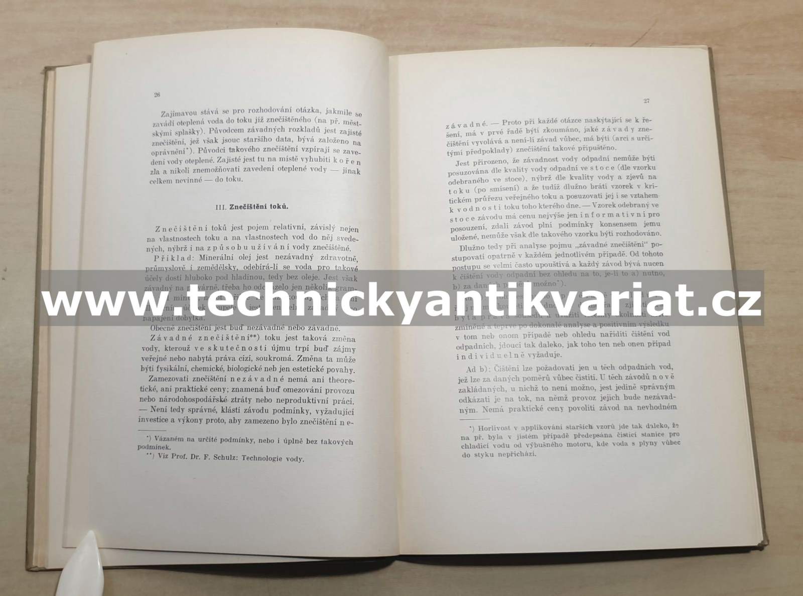 Veřejný dozor nad čistotou toků - F. Topinka (1927)