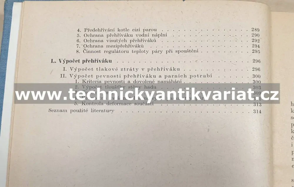 Přehříváky jejich příslušenství a regulace - Richard Doležal (1957)