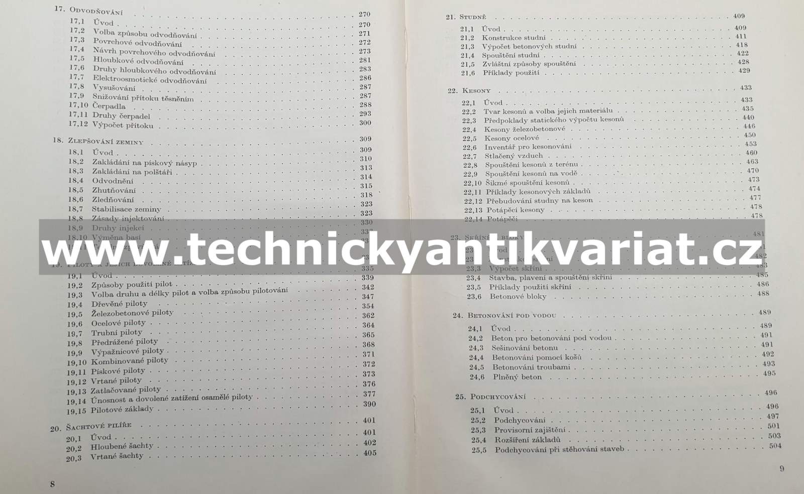 Methody zakládání staveb - Zdeněk Bažant (1956)