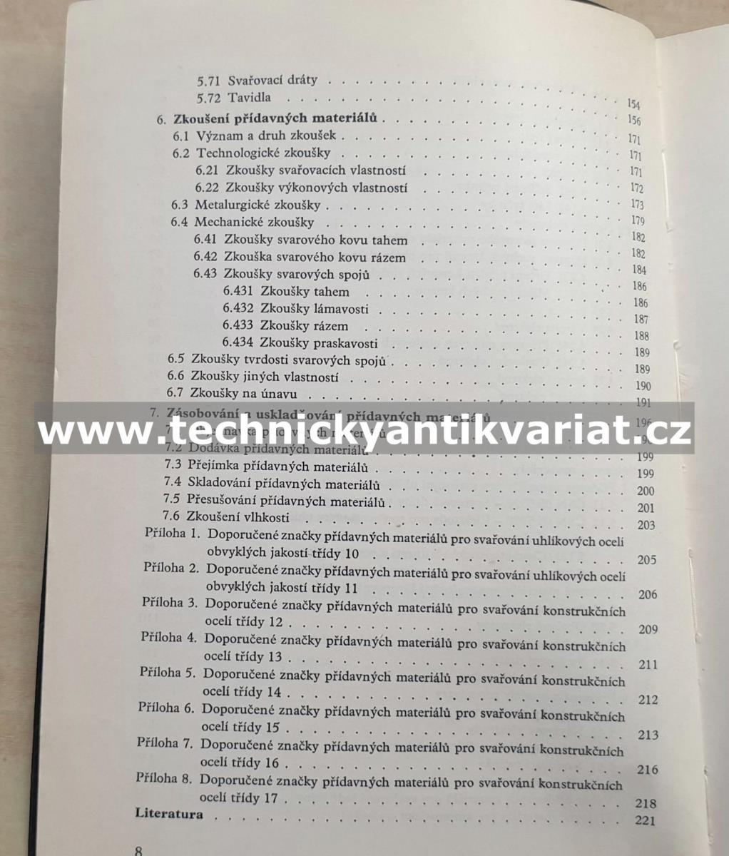Přídavné materiály pro svařování - Antonín Kleander (1966)