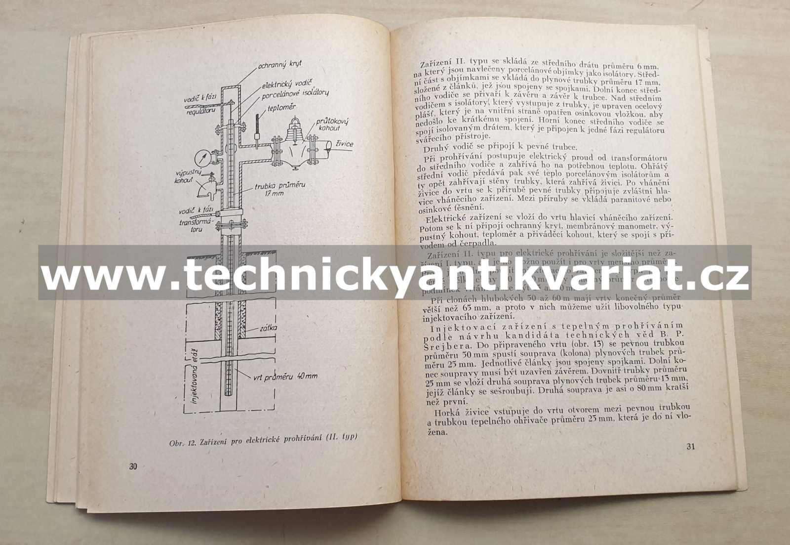 Injektování horkými živicemi ve vodní stavitelství - Kniss, Koltunov (1954)