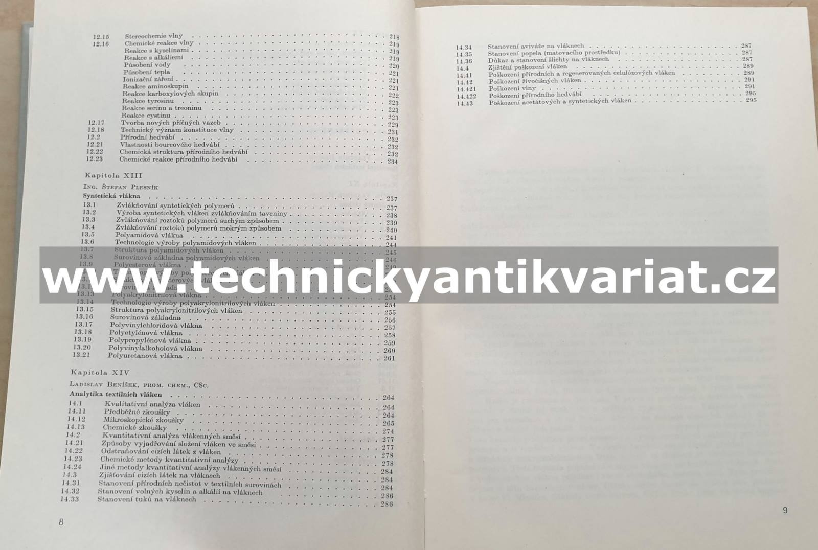 Textilní vlákna - Vladimír Hladík (1970)