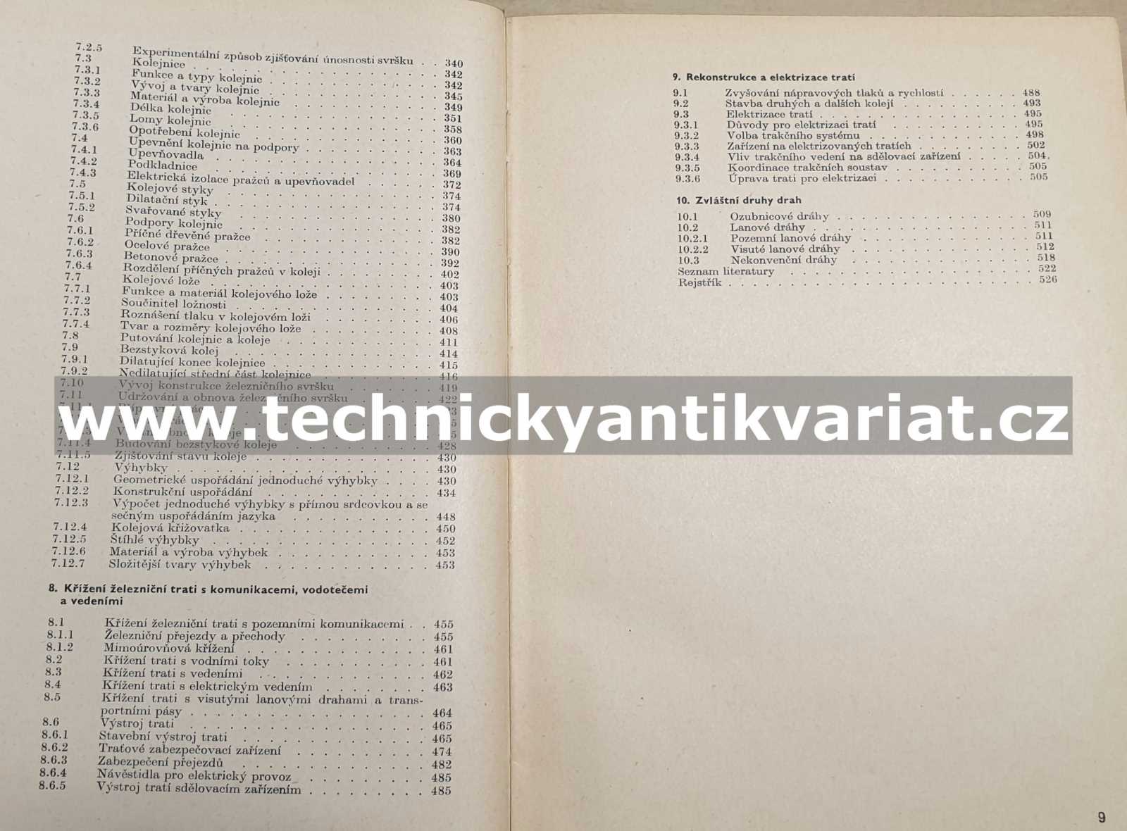 Železniční stavitelství I.,II., . J. Klimeš, J. Veverka (1965, 1966)