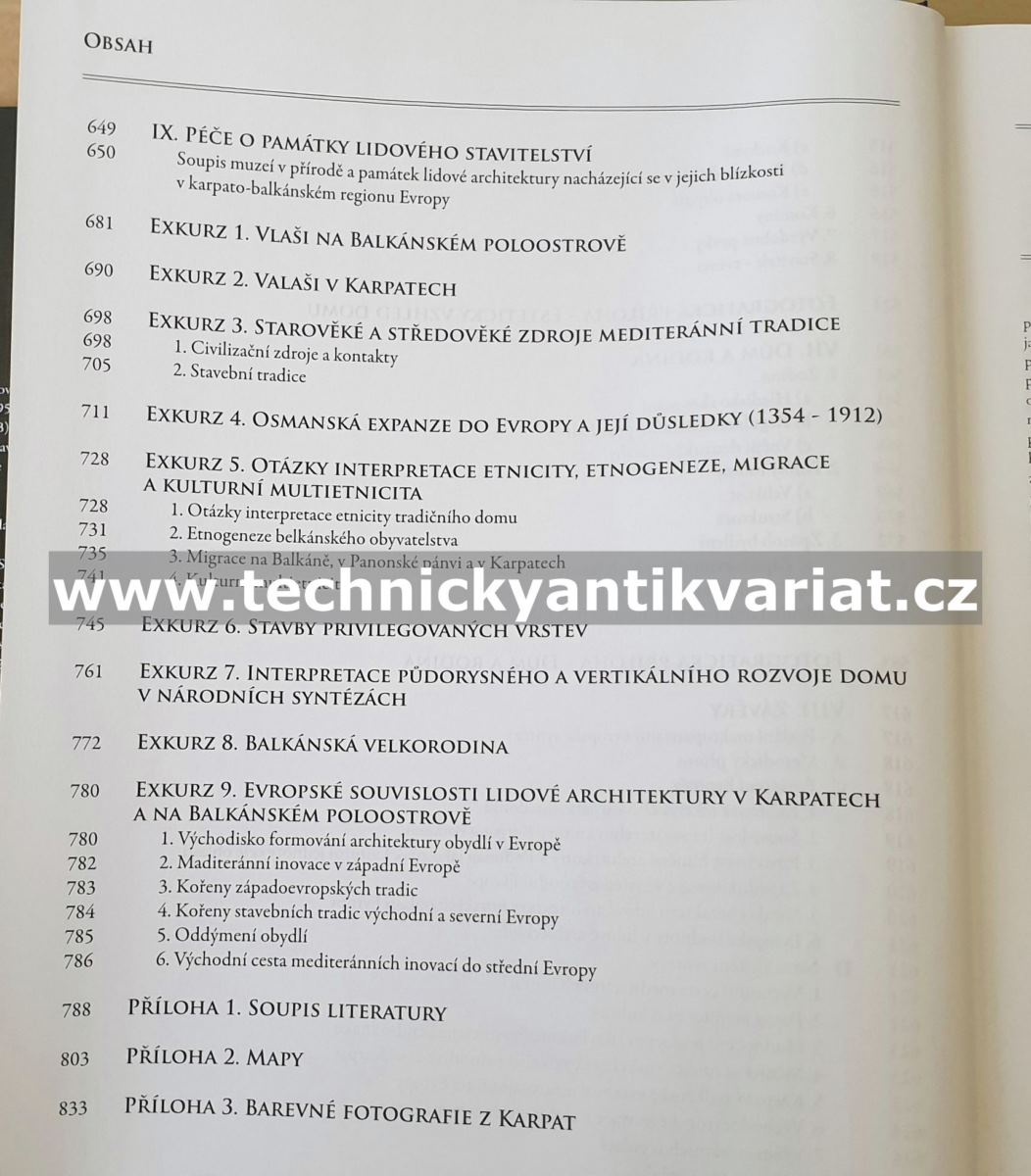 Obydlí v Karpatech a přilehlých oblastech balkánských - Jiří Langer, Helena Bočková (2010)