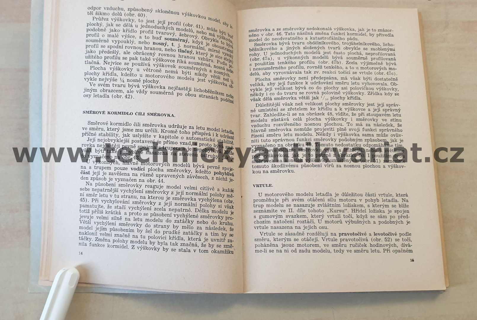 Písemný kurs leteckého modelářství I. Břetislav Semerád (1946)