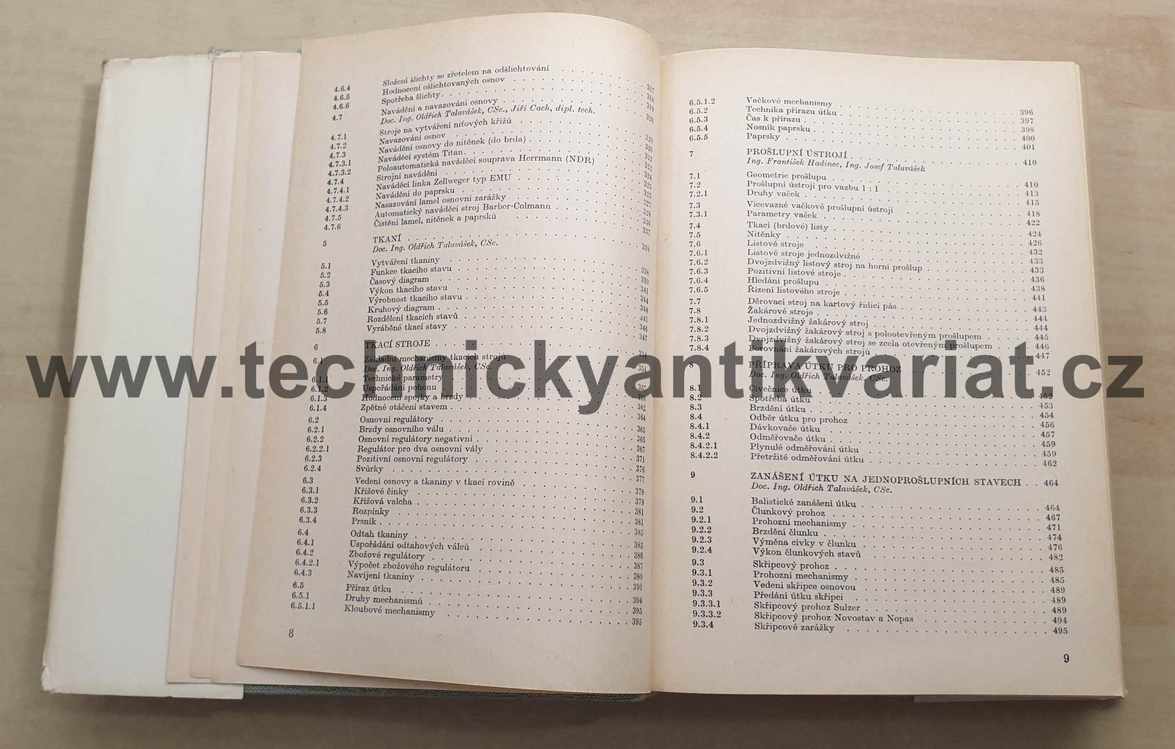 Tkalcovská příručka - Oldřich Talaváška (1980)