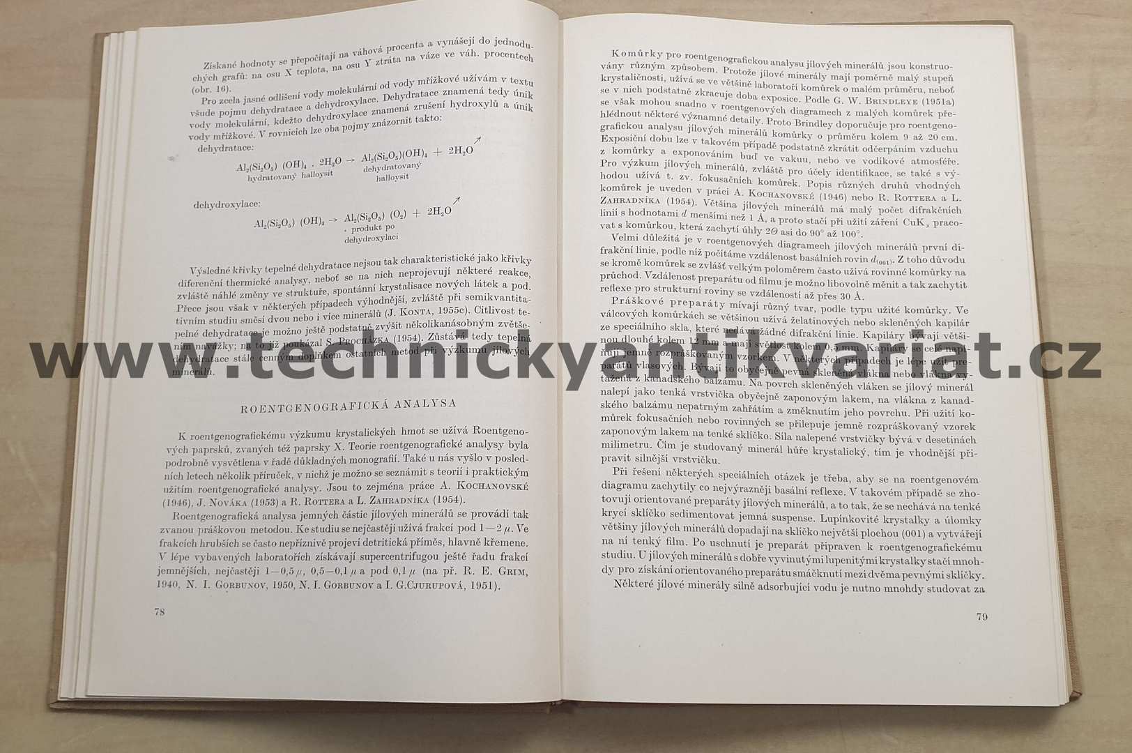 Jílové minerály československa - Jiří Konta (1957)