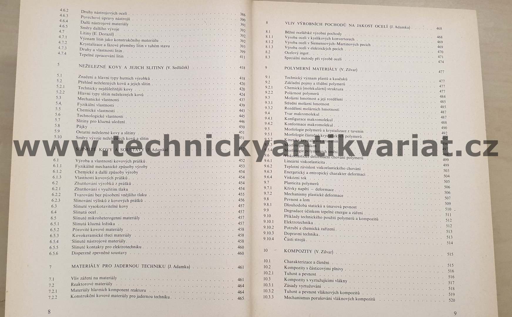 Nauka o materiálech - Pluhař (1989)